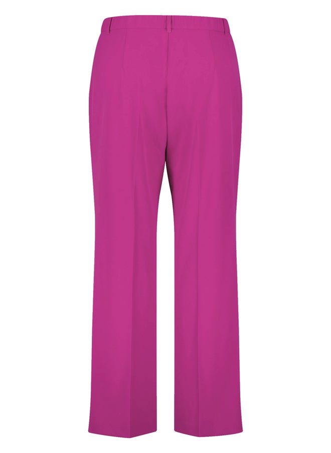 Samoon Wide Leg Straight Trousers  - Image 3