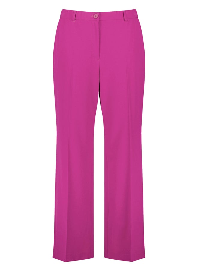 Samoon Wide Leg Straight Trousers  - Image 2