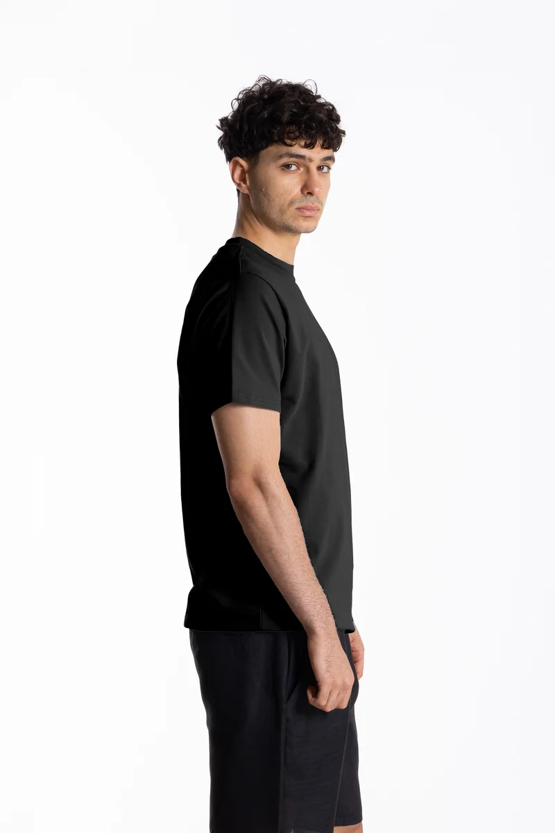 SHAPES COTTON BLEND PRINTED SLIM T-SHIRT