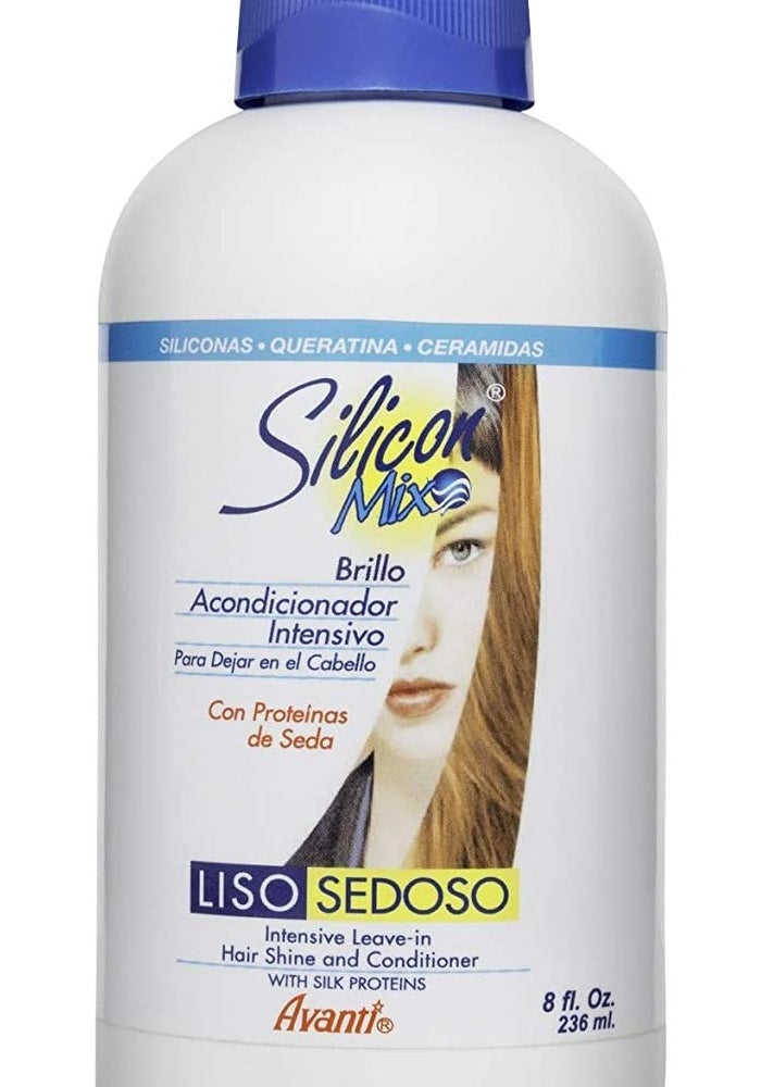 Silicon Mix Liso Sedoso Intensive Leave-In Conditioner with Silk Proteins - 8 Oz