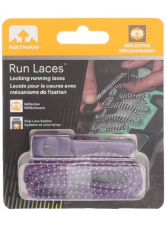 NATHAN 1171 Run Laces Reflective, Purple, Purple Magic  - Image 2