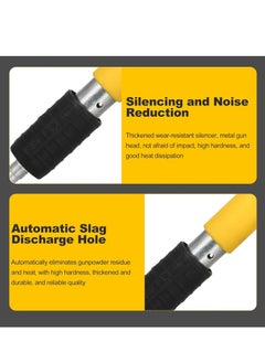 GearZone Nail Wall Fastening Tool with 100pcs Round Nails, Manual Steel Nails Gun Tool, Concrete Nail Gun, Mini Portable Nail Shooting Machine with Tool Box-Yellow  - Image 4