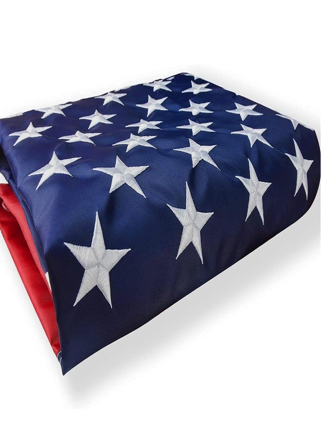 Lifraon American Flags for Outside 6x10, US Flag Outdoor Heavy Duty, Embroidered Stars/Sewn Stripes/UV Protection/Brass Grommets, USA Flags High Wind - Image 1