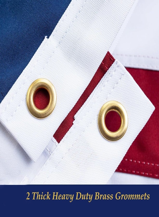 Lifraon American Flags for Outside 6x10, US Flag Outdoor Heavy Duty, Embroidered Stars/Sewn Stripes/UV Protection/Brass Grommets, USA Flags High Wind - Image 5