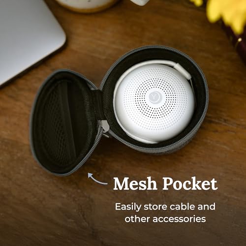Yogasleep Crush-Resistant Travel Case for Travel Mini White Noise Sound Machine, Provides Protection While Traveling, Double Stitch Zipper, Protection from Scratches & Water Splashes (Gray) - Image 4