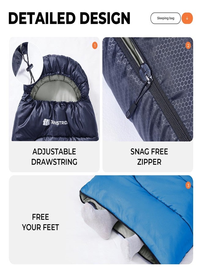 TANSTRIDER Sleeping Bags for Adults Warm Weather,3lb Backpacking Compact Lightweight Camping Sleeping Bag with Compression Sack for Kids,Camping Essentials Gear for Hiking,Travel,Climb,Outdoor, Indoor - Image 3
