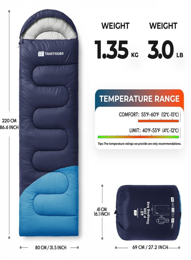 TANSTRIDER Sleeping Bags for Adults Warm Weather,3lb Backpacking Compact Lightweight Camping Sleeping Bag with Compression Sack for Kids,Camping Essentials Gear for Hiking,Travel,Climb,Outdoor, Indoor - Image 2