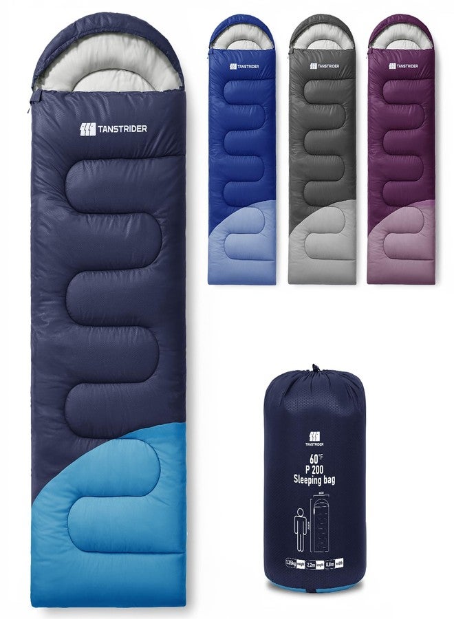 TANSTRIDER Sleeping Bags for Adults Warm Weather,3lb Backpacking Compact Lightweight Camping Sleeping Bag with Compression Sack for Kids,Camping Essentials Gear for Hiking,Travel,Climb,Outdoor, Indoor - Image 1
