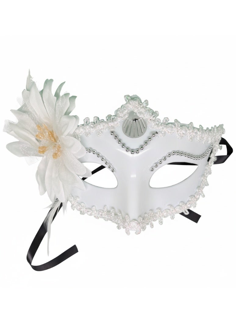 Vintage Half Face Mask Halloween Cosplay Party Masquerade Bar Costume Accessory - Image 1