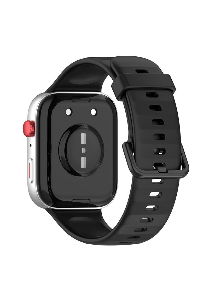 SYOSI Straps for Watch, Compatible with HUAWEI WATCH FIT 3, 2 Pack Straps, Soft Silicone Adjustable Replacement Sport Bands,Fit for HUAWEI WATCH FIT 3 - Image 1