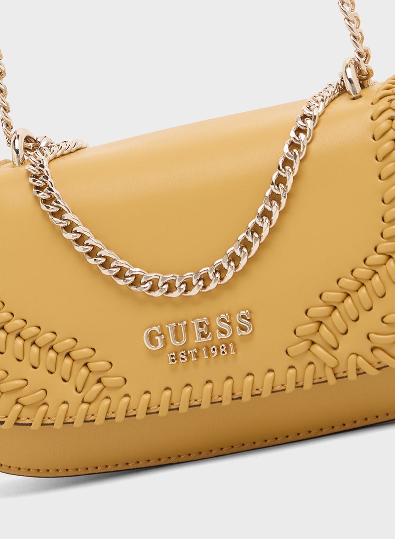 GUESS Tatum Convertible Crossbody Flap  - Image 4