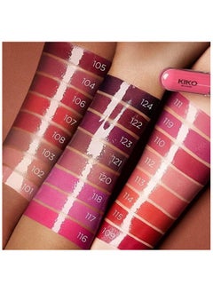 Kiko Unlimited Double Touch Liquid Lip Colour 103 Natural Rose  - Image 4