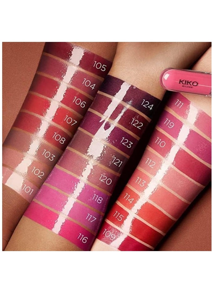 Kiko Unlimited Double Touch Liquid Lip Colour 103 Natural Rose  - Image 4