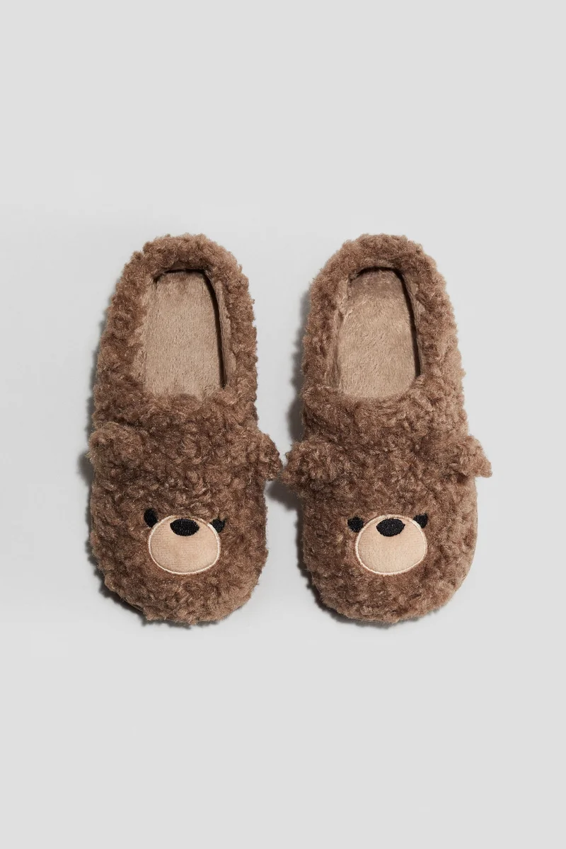 H&M Teddy slippers