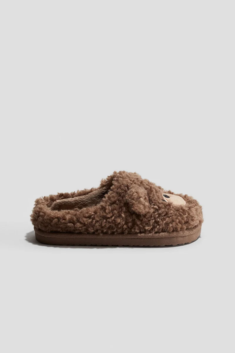 H&M Teddy slippers