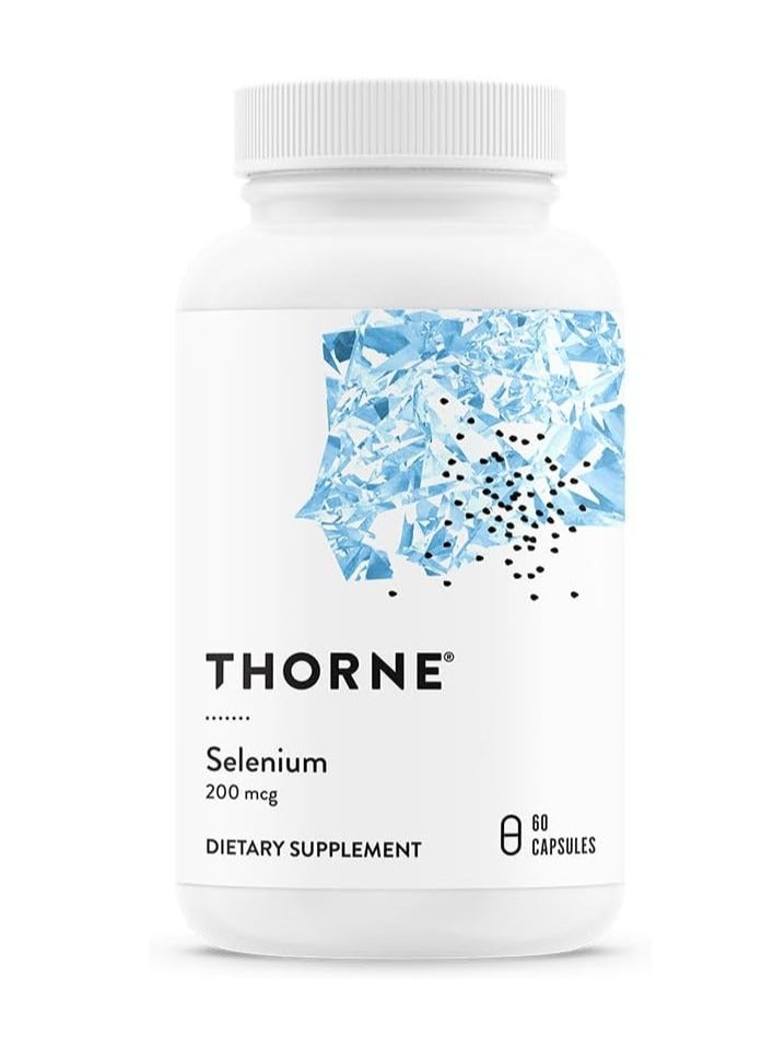 ثورن مكمل سيلينيوم من ثورن - 200 ميكروجرام لدعم مضادات الأكسدة - 60 كبسولة - Image 1