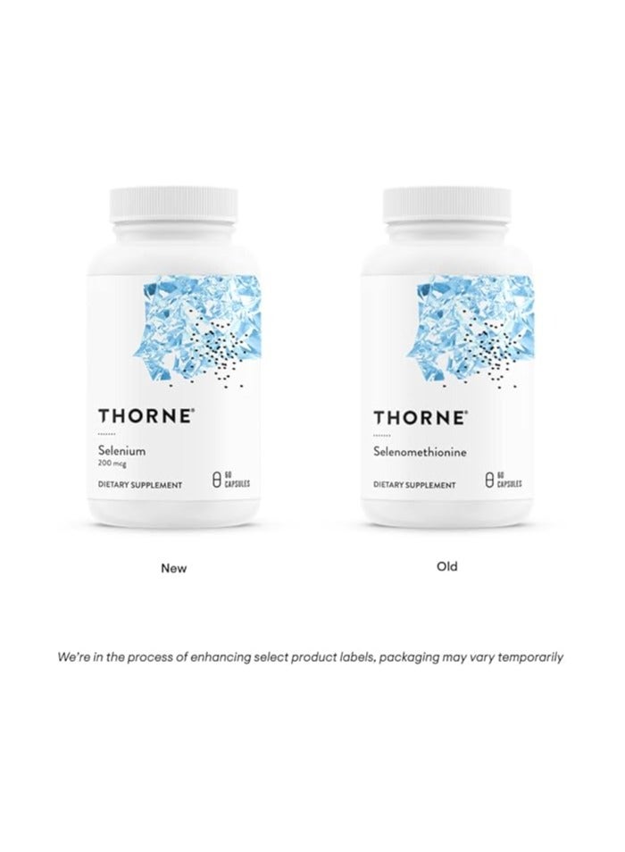 ثورن مكمل سيلينيوم من ثورن - 200 ميكروجرام لدعم مضادات الأكسدة - 60 كبسولة - Image 3