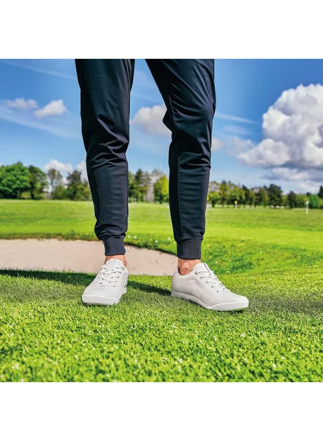 Ecco Men's Golf Shoes Comfortable Sports Sneakers Retro Street Style 150634 White Size 41 - Image 4