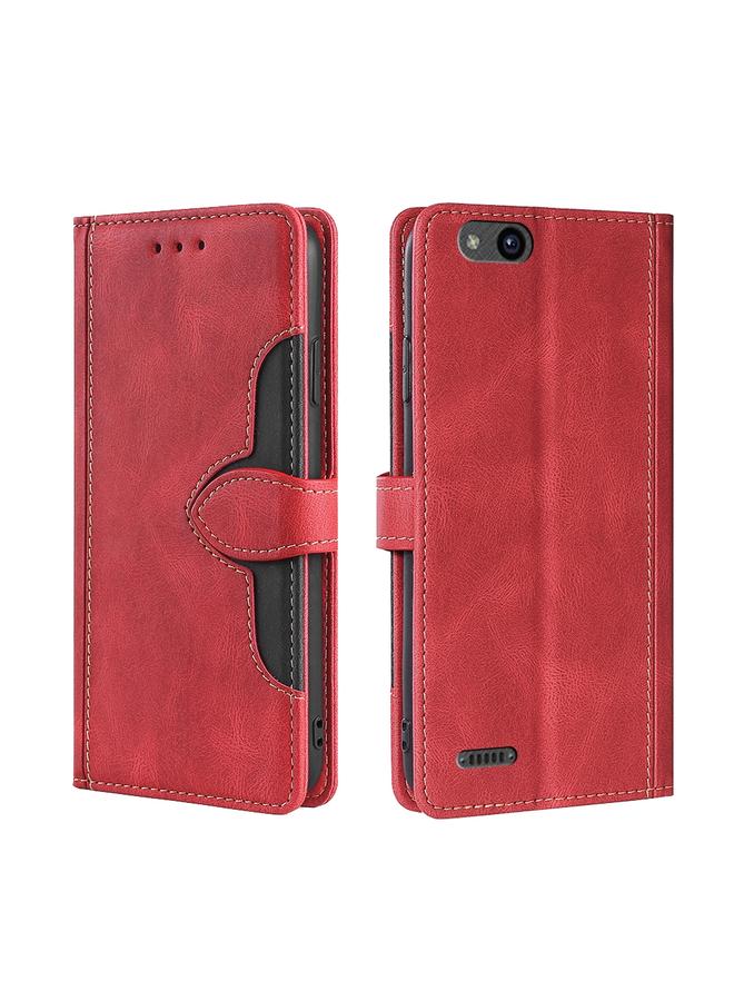 erorex Case For ZTE Tempo X/Vantage/Z839/N9137 Stitching Skin Feel Magnetic Buckle Horizontal Flip PU Leather Case  - Image 1