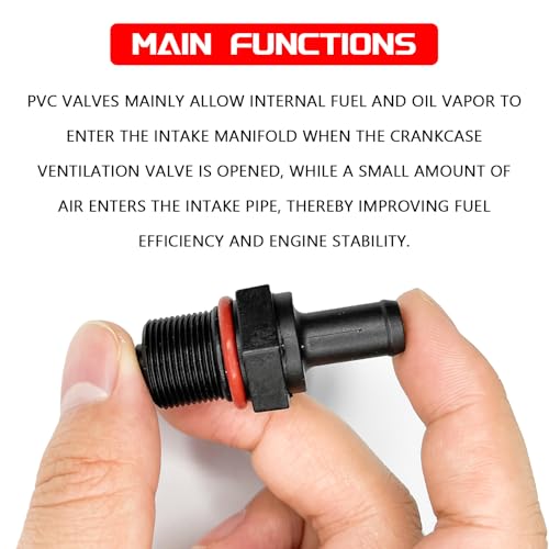 SWQS PCV Valve Replacement OEM 26740-2G000 for Hyundai Sonata Santa Fe Elantra Kia Sportage Optima, Automotive PCV Exhaust Control Valve Engine Intake Runner Valves - Image 4