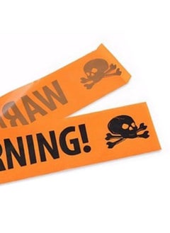 BinaryABC Halloween Caution Tapeshalloween Warning Tapehalloween Party Haunted House Props6M  - Image 4