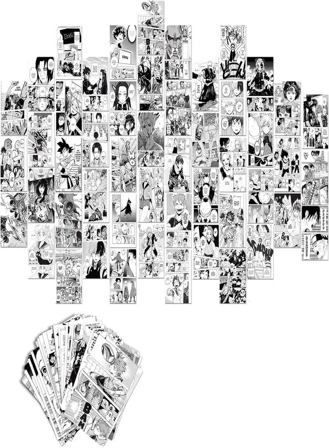 EXO DECOR Anime Posters for Room Aesthetic, Anime Stuff, Bedroom Wall Dorm Decor, Manga Panels, Anime Wall Collage Kit, MHA Anime Posters Pack, Teen Room 50PCS 4X6 INCH - Image 2