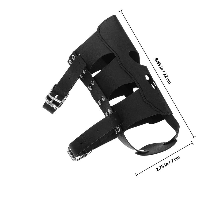 Pu Leather Skull Design Bicycle Water Bottle Cage Holder For Motorcycle And Bike - Image 3