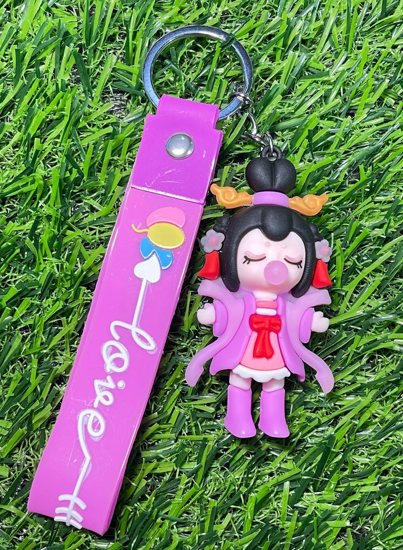 ميدالية مفاتيح كرتونية مميزة اكسسوار مميز سلسلة مفاتيح بتصميم شحصية ديزني مع شريط يتناسب مع مفاتيح السيارة والمحفظة والحقيبة هدية رائعة وجميلة - Image 1