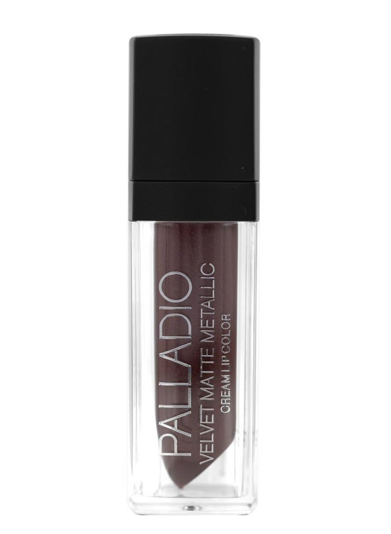 PALLADIO Velvet Matte Metallic Cream Lip Color/Brilliant  - Image 1