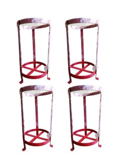 Rahul Professionals Rahul Professionals Fire Extinguisher Stand for 6kg4kg Fire Extinguishers PortableAdjustable Fire Extinguisher HolderPack of 4 Red  - Image 1