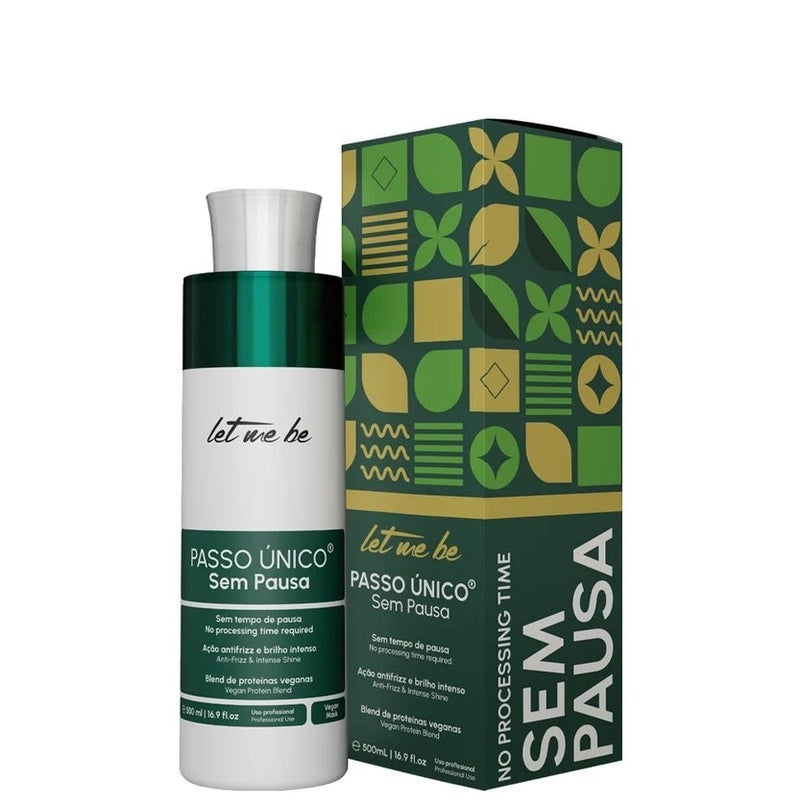 Let Me Be Brazilian Protein Hair Straightening Without Exposure Time, Formaldehyde-Free | Vegan instant keratin treatment (20 minutes) | anti-frizz, smooth, shiny result up to 6 months - 500 ml - Image 2