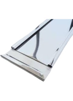 Sebura Chrome Plated Shiny Metal Nickel Plated 2 New Generation License Plate Holders  - Image 1