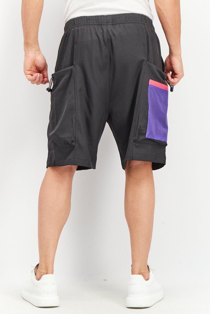 adidas Originals Men Sportswear Fit Brand Logo Shorts, Black Combo  - Image 4