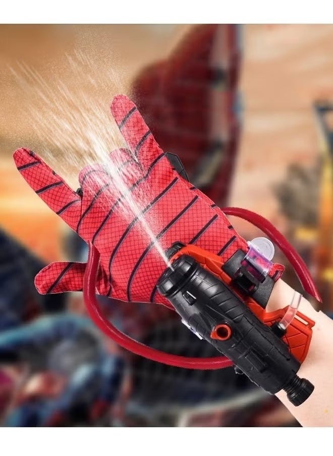 Spider-Man Spider Man Role-Play cosplay Wrist Water Gun with Hero Launcher Gloves, Spider Web Shooter Toy , Wearable Arm Firing Water Gun,Heroic Wrist Water Blaster, Wrist Toy Costume Cosplay Hero Props Gift  - Image 2