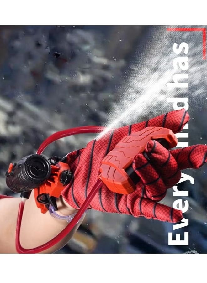 Spider-Man Spider Man Role-Play cosplay Wrist Water Gun with Hero Launcher Gloves, Spider Web Shooter Toy , Wearable Arm Firing Water Gun,Heroic Wrist Water Blaster, Wrist Toy Costume Cosplay Hero Props Gift  - Image 3