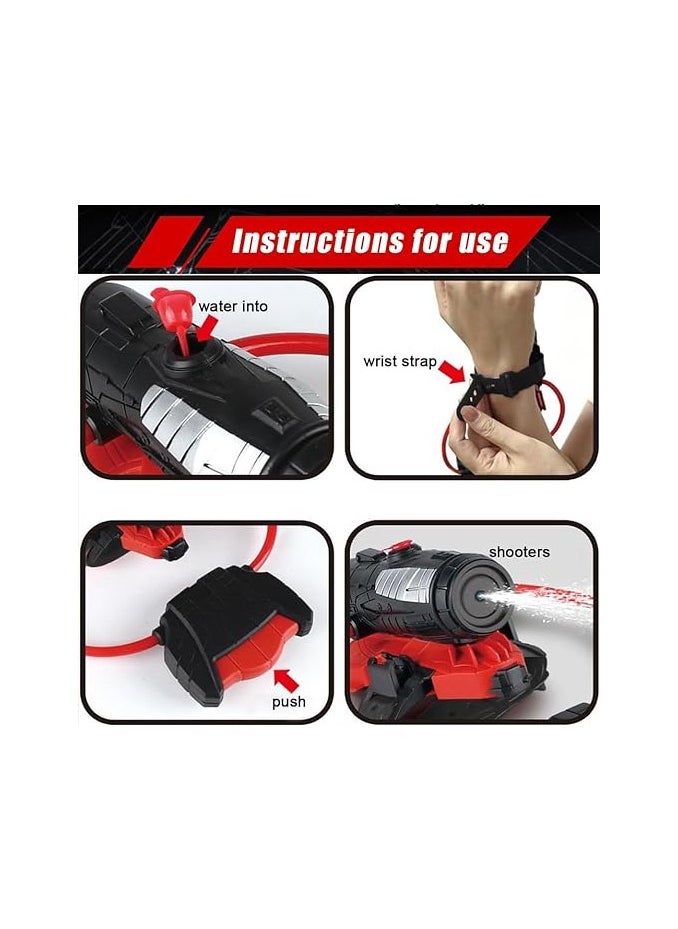 Spider-Man Spider Man Role-Play cosplay Wrist Water Gun with Hero Launcher Gloves, Spider Web Shooter Toy , Wearable Arm Firing Water Gun,Heroic Wrist Water Blaster, Wrist Toy Costume Cosplay Hero Props Gift  - Image 4