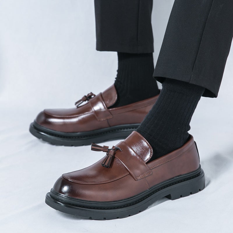 Men'S Business Formal Tassel Loafers 2025 New Men'S Slip-On Casual Leather Shoes - Image 2