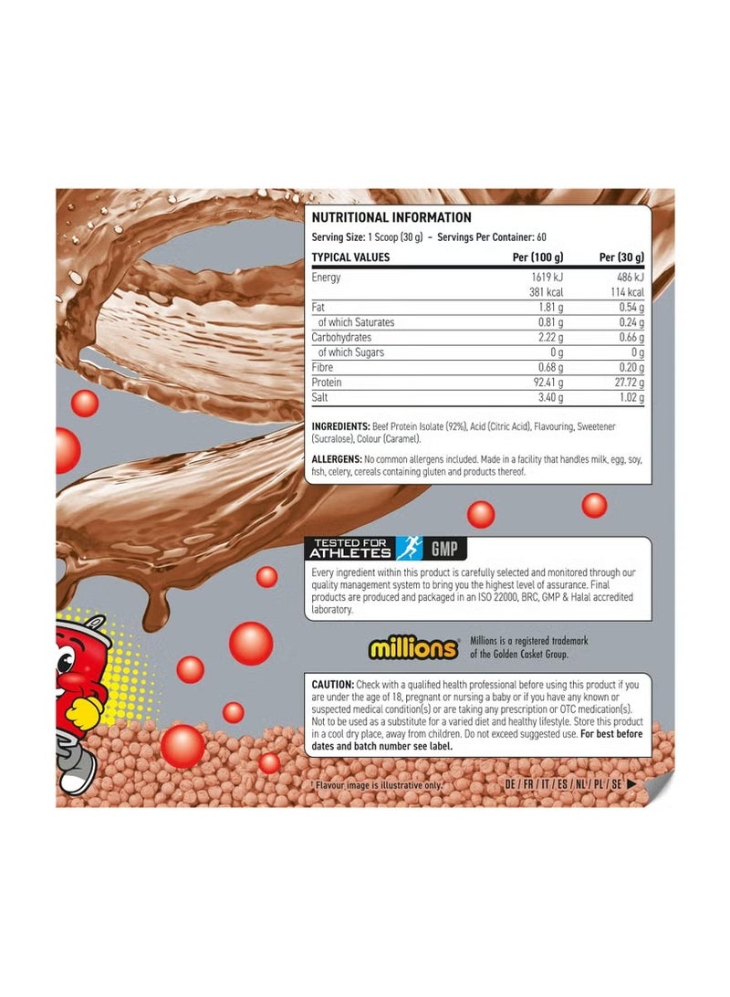 أبلايد نيوتريشن بروتين معزول شفاف من Beef Xp (ملايين كولا) 1.8 كجم - 28 جرام بروتين، خالي من اللاكتوز ومنتجات الألبان + رجّادة التغذية التطبيقية - Image 5