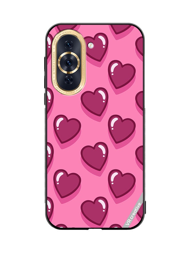 VR CREATIVE Protective Case Cover For Huawei Nova 10 Lovely Hearts Design Multicolour - Image 1