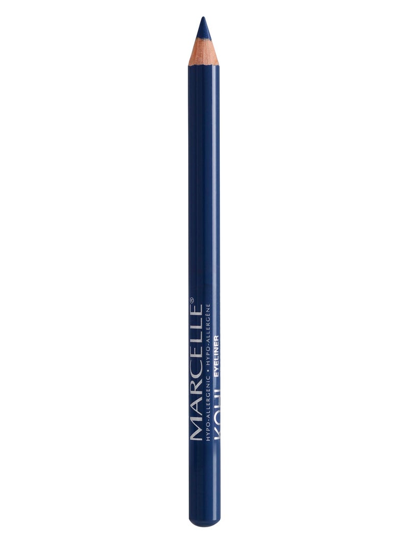 Marcelle Kohl Eyeliner Blue Eye Pencil LongLasting Waterproof Intense Colour FragranceFree Hypoallergenic Recognized by CDA CrueltyFree 004 Oz