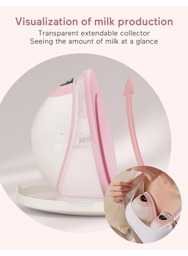 Paruu P20 Electric Hands Free Wearable Breast Pump With Strong Suction, Low Noise, 4 Modes And 12 Levels - Image 4