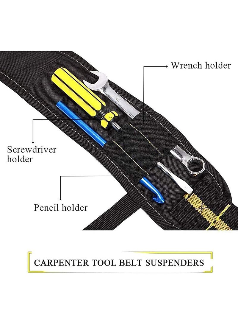 GGOOT Electrician Tool Suspenders - Y-Shape Tool Belt Suspender, Heavy Duty Tool Belts, Multi-Pockets Electrician Work Suspension Rig, Electrician Tool Belt Braces  - Image 3