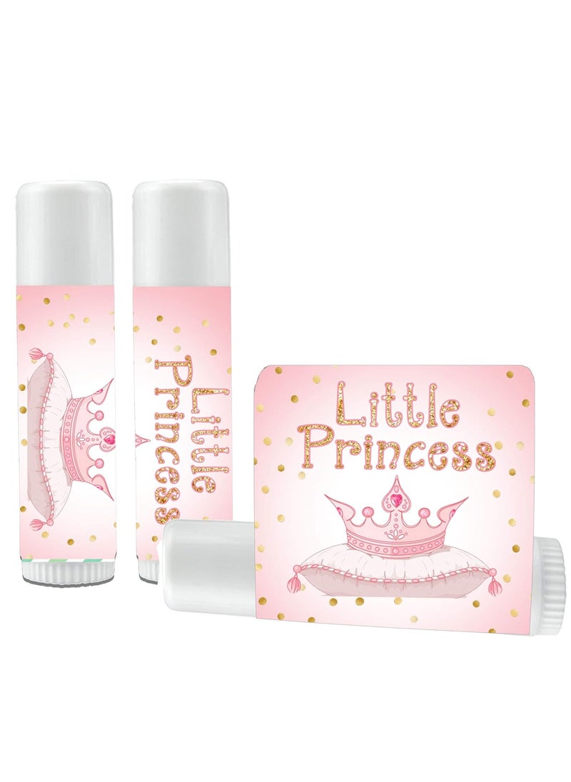 Botanical Bars - 12 Little Princess Lip Balms  Princess Baby Shower Favors  Princess Party Favors  Princess Birthday Favors - Image 1