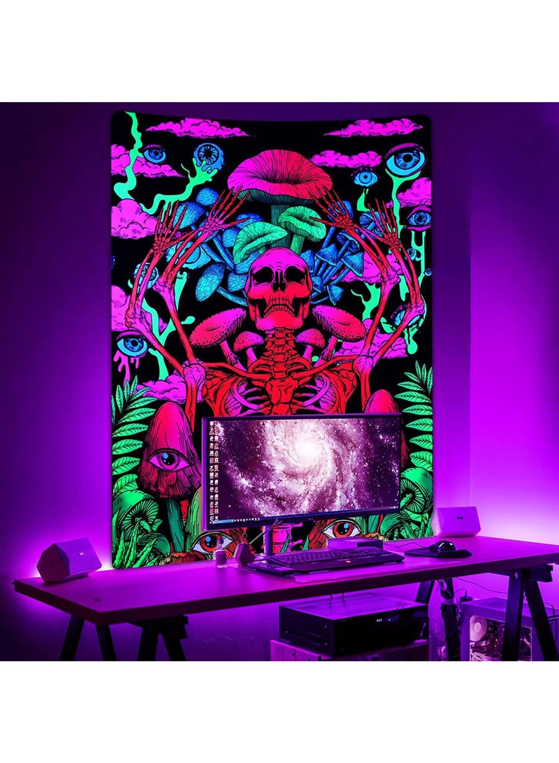 Y&D Wall Purple Light Decorative Cloth Hanging Cloth Tapestries Room Background Cloth Tapestries Wall Hanging-LS-FGD02495*73cm - Image 1