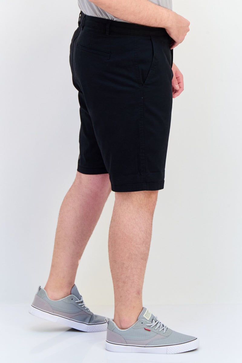 Celio شورتات أساسية بسيطة للرجال، سوداء - Image 2