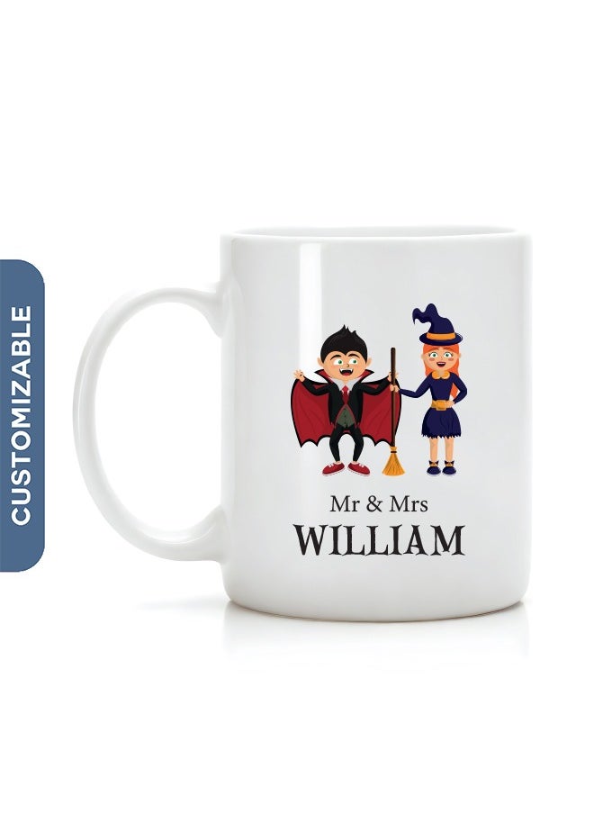 Share the Love Halloween-Themed Custom Coffee Mug – A Frightfully Fun Personalised Gift 