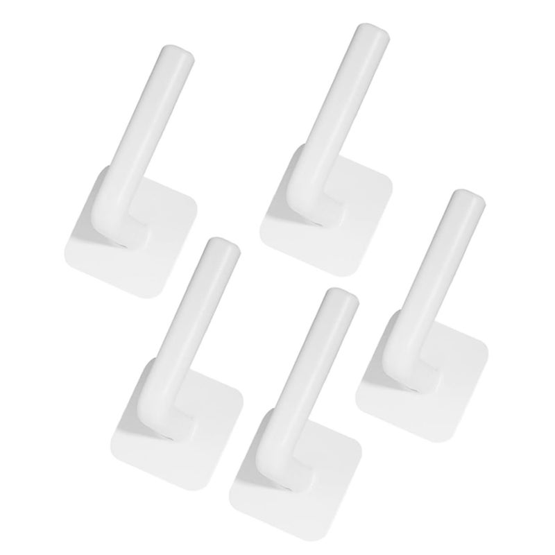 4 Sets Heavy Duty Adhesive Wall Hooks Strong Hold For Bathroom Towels Storage Home Office - Image 2