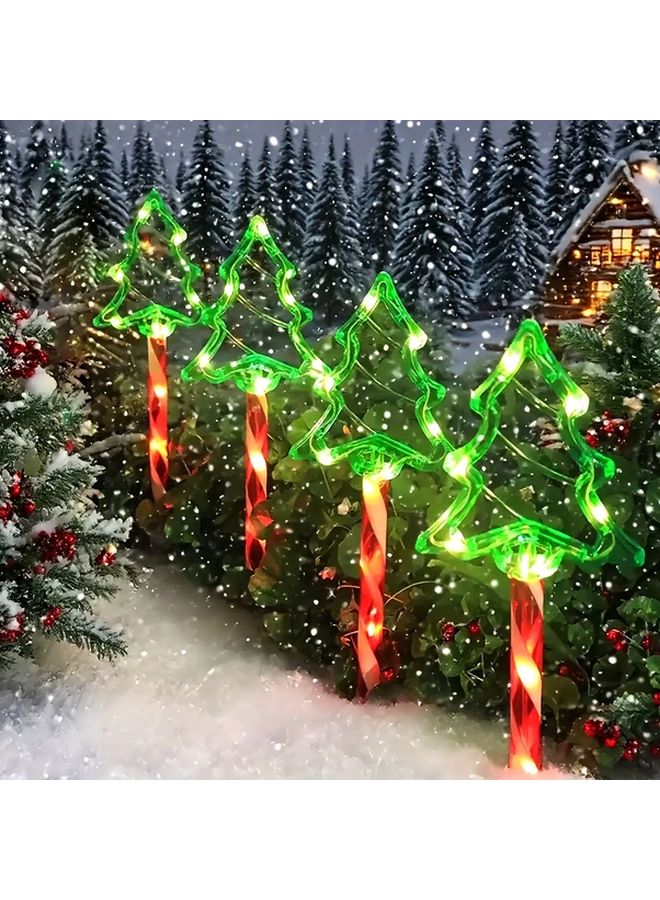 4pcs Christmas Lights Outdoor 8 Modes Smart Flashing Candy Colors Total Length 94 49 Inch - Image 4