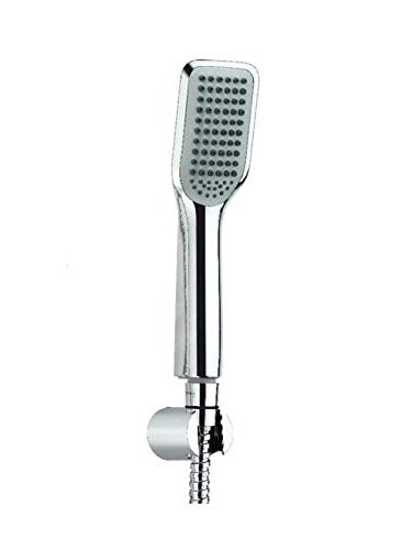 KI KI Bathroom ABS Hand Shower Set with 15 Meter Longer Shower Hose Tube and ABS Wall Stand 
