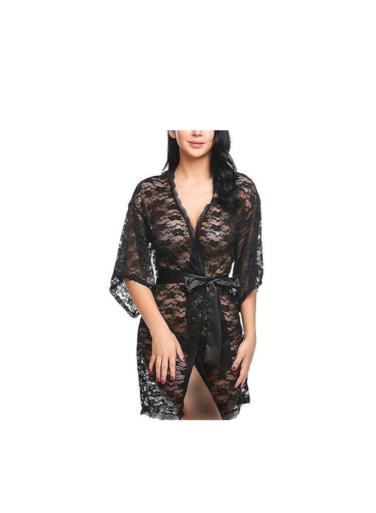 Accessorize Kingdom Accessorize Kingdom Women Floral Net Lace Lingerie  - Image 2